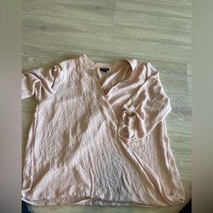 a.n.a light pink  chiffon blouse